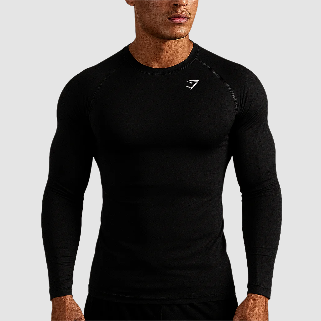 Compression Long Sleeve T-Shirt "Shark"