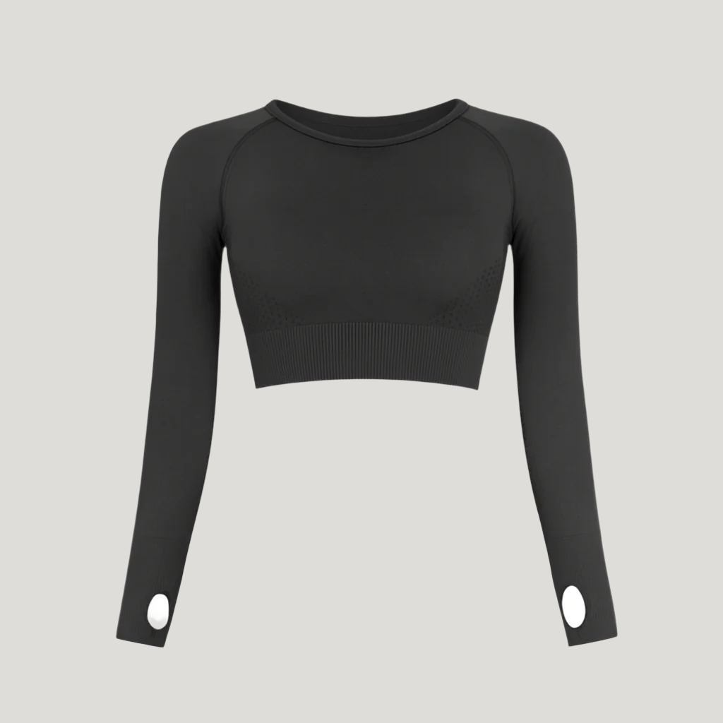 Seamless Long Sleeve Crop Tee