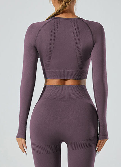 Seamless Long Sleeve Crop Tee