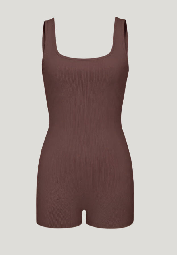 Ribbed Activewear Bodysuit