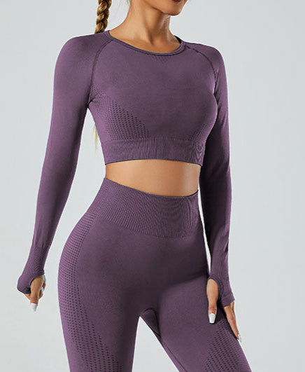 Seamless Long Sleeve Crop Tee