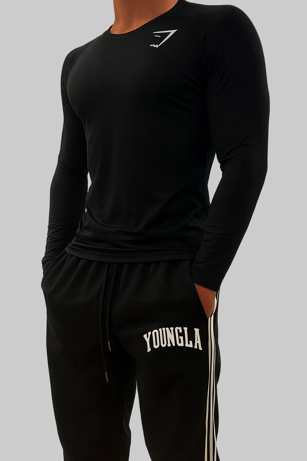 Compression Long Sleeve T-Shirt "Shark"