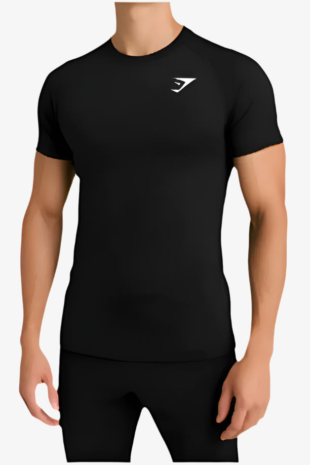 Compression Short Sleeve T-Shirt "Shark"
